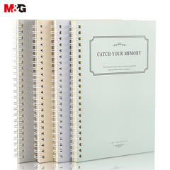 4pcs A5 Spiral Double Wire Coil Notebook 60 Sheets Student Diary