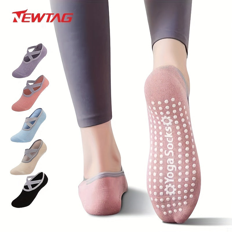 Women's Anti Slip Yoga Socks for Fitness Dancing Pilates