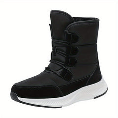 Plush Lined Waterproof Snow Boots for Fall Winter