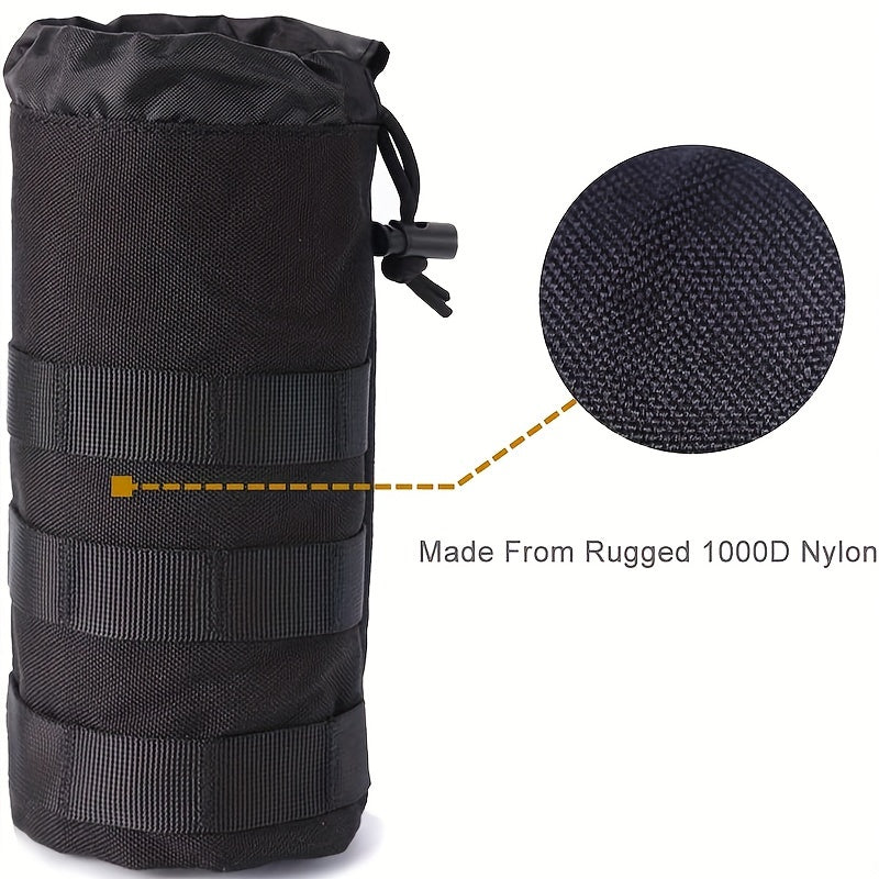 Drawstring Bottle Holder Molle Water Bottle Pouch