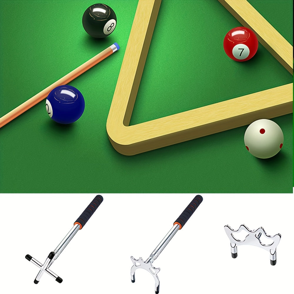 Billiards Cue Stick Bridge Retractable Pool Stick Rest Snooker Accessories