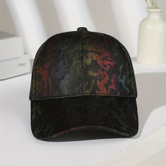 Camouflage Mesh Baseball Cap Breathable Sunshade Dad Hats Unisex