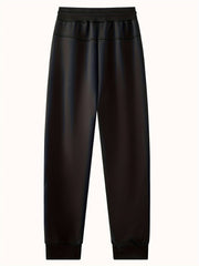 Men's Fleece Sweatpants Stretch Joggers for Winter
