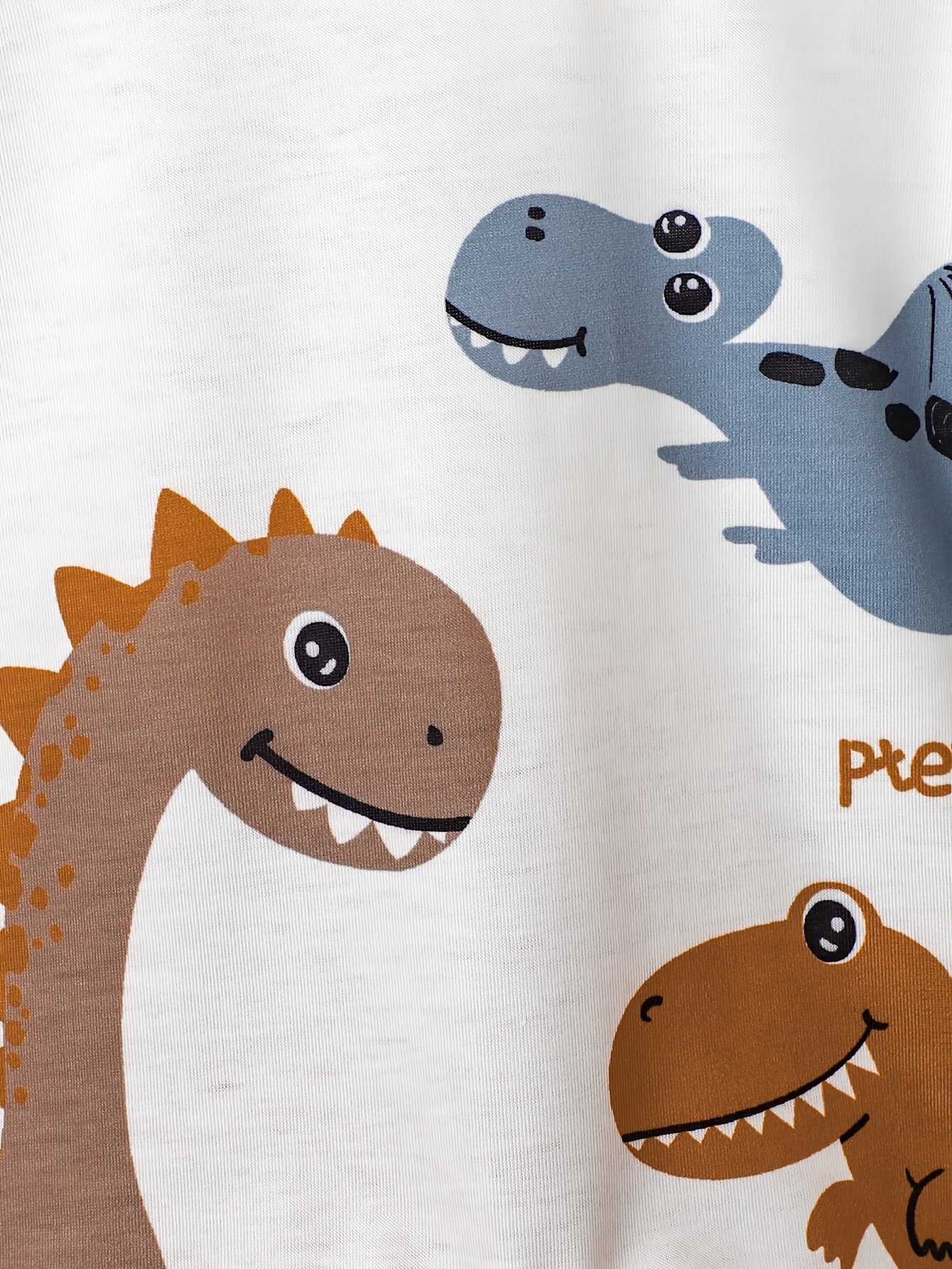 Toddler Boy's Dinosaur T-shirt & Shorts Set for Summer