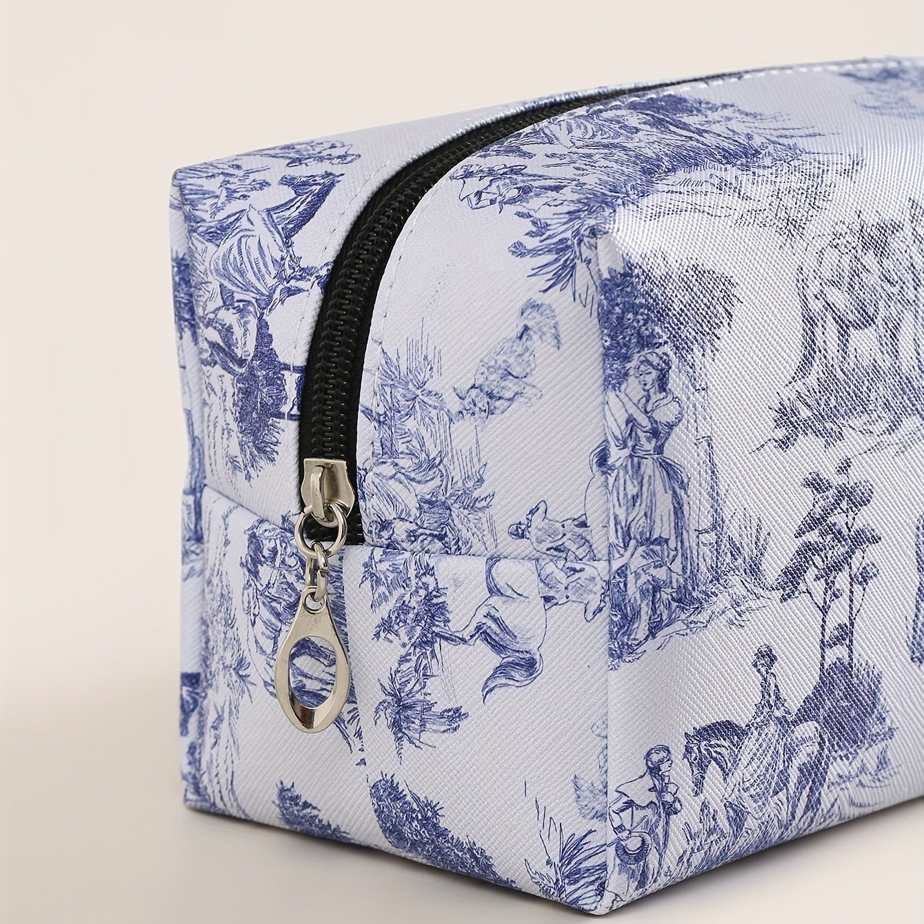 Horse & Figure Makeup Bag Toiletry Bag For Women Small Travel Cosmetic Pouch