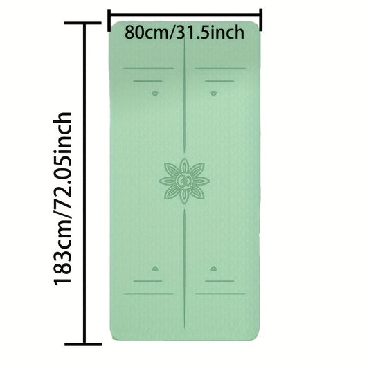 TPE Eco-Friendly Fitness Mat Double Layer Yoga Training Dancing Equipment