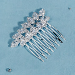 Rhinestone Alloy Hair Comb Head Jewelry for Prom Birthday Party