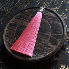 1PC 9 Candy Tassel Pendants DIY Earring Bag Necklace Ornament Making