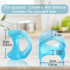 Gel Toe Separator Pinky Toe Spacers - Prevent Overlapping Toe