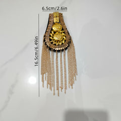 Stylish Tassel Shoulder Epaulettes for Stage Performance Costume