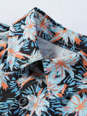 Boys Palm Trees Short Sleeves Shirt