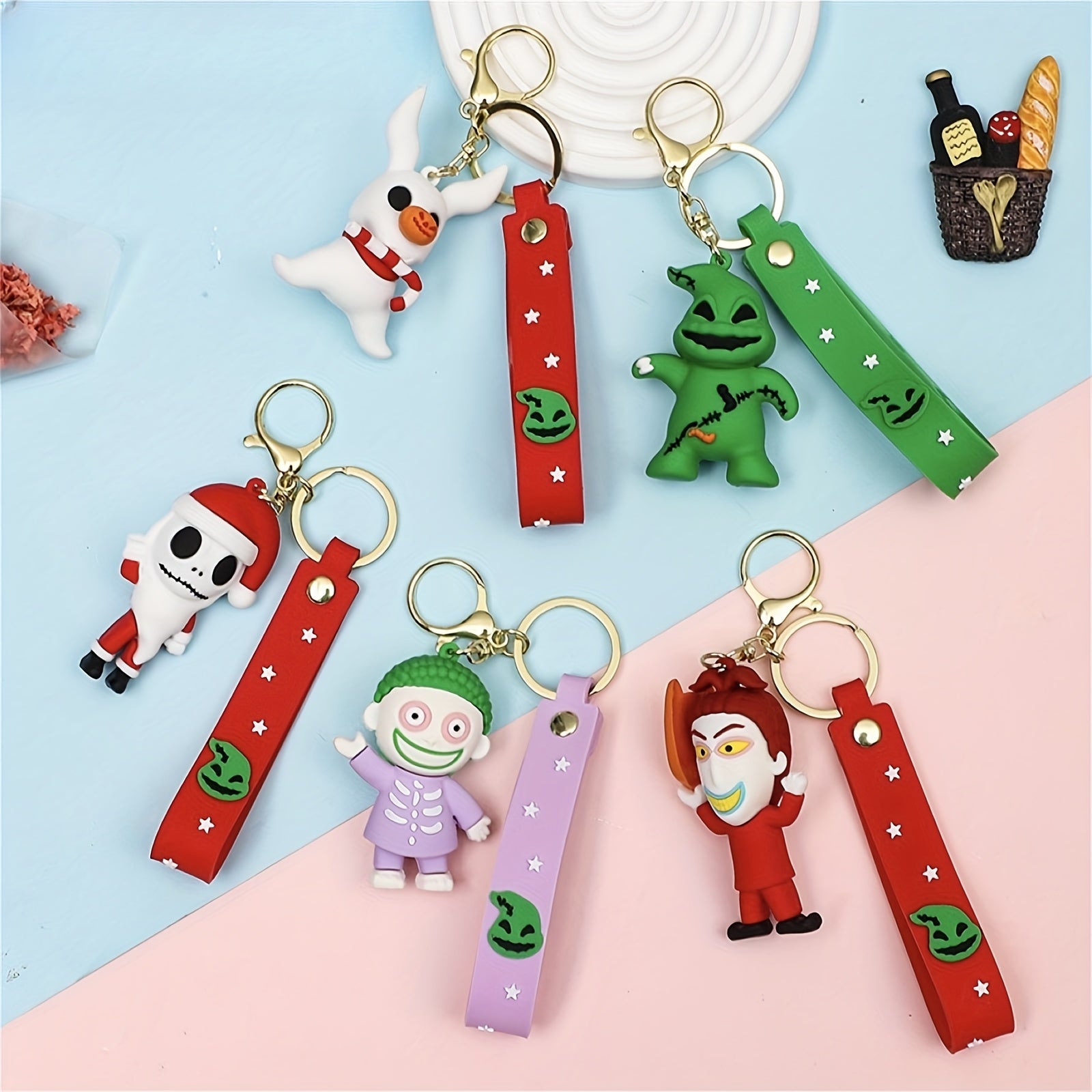 Halloween Cartoon Keychain Bag Ornament