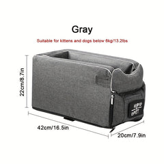 Soft Dog Car Seat Washable Travel Bag for Small Dogs Comfortable Booster Seat