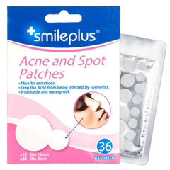 36 Ultra Thin Hydrogel Acne Patches 2 Sizes Waterproof Breathab