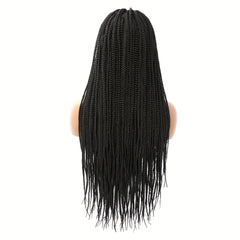 86 36 Cm Lace Knotless Box Braided Wigs For Women