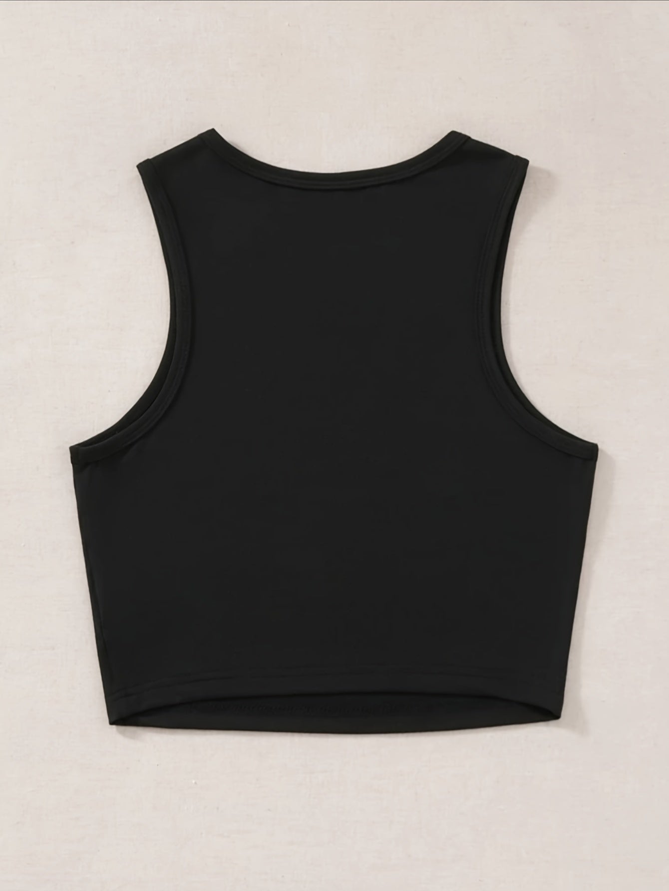 Cartoon Cat Print Crop Tank Top Sexy Summer Sleeveless Casual Top