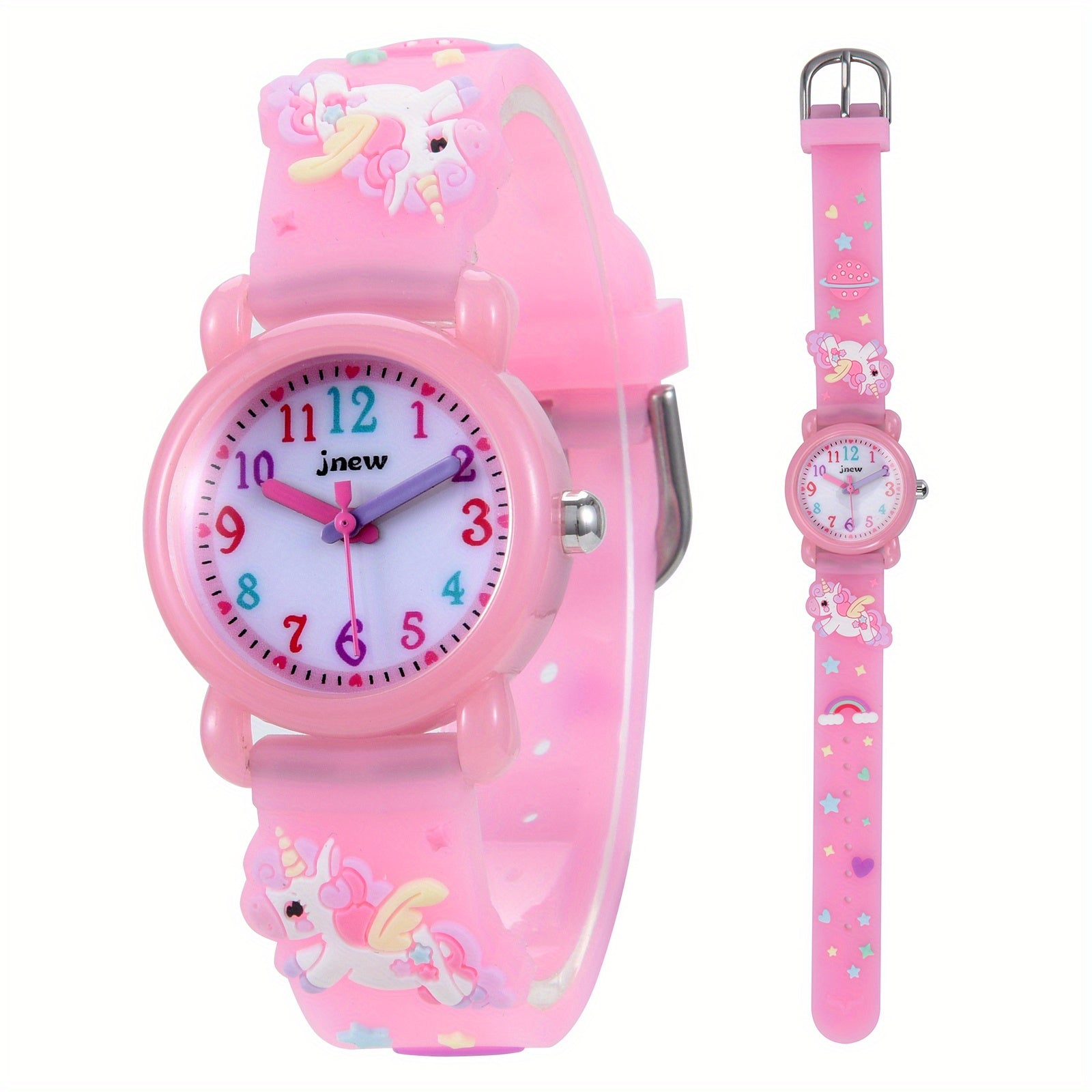 Cartoon Unicorn Silicone Watch for Girls
