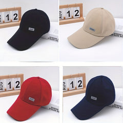 Unisex Sunshade Adjustable Baseball Cap with Extended Eaves