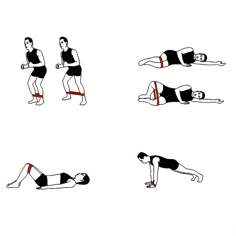 TPE Yoga Resistance Band for Leg Shaping & Hip Flexibility