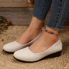 Women's Comfortable Closed Toe Slip On Casual Shoes