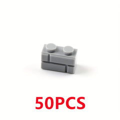 50pcs City Wall Building Blocks DIY Toys Parts Construction Bricks Kids