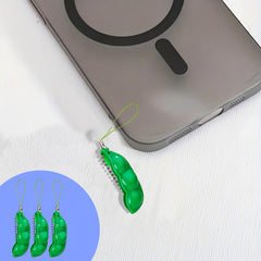 Pea Squishy Keychain Stress Relief Toy