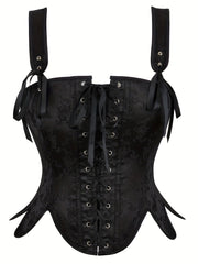 Waist Shaping Tied Shapewear Bustiers Gothic Corset Tank Top