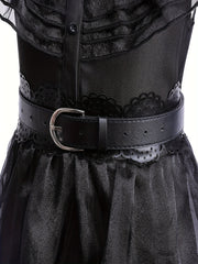 Girls Princess Dress Mesh Cosplay Party Dress With Belt And Socks Set