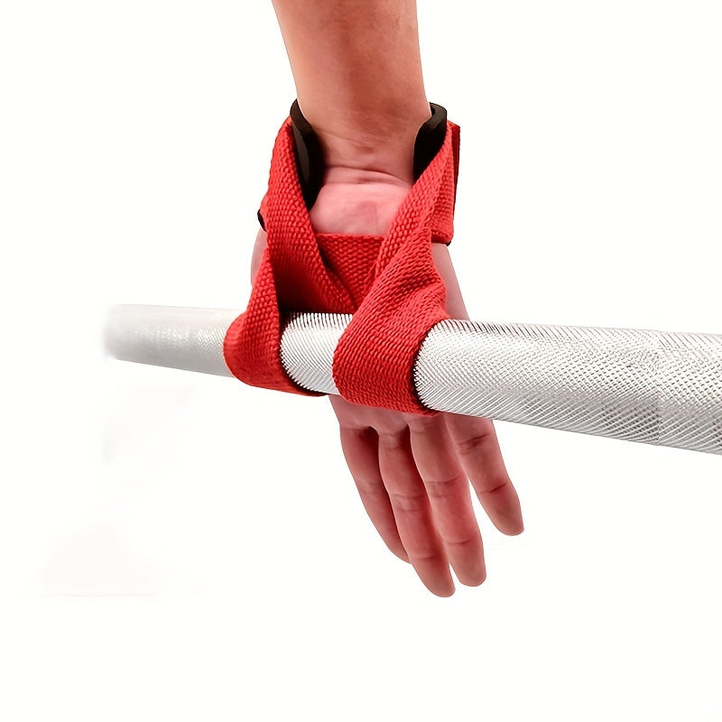 2pcs Non-slip Wrist Straps for Barbell Lifting and Fitness Training