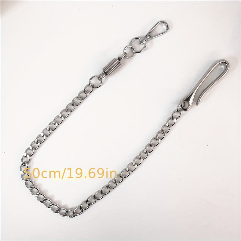 Zinc Alloy Metal Hook Pant Chain Retro Wallet Chain For Men