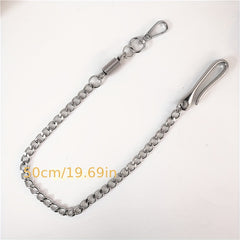 Zinc Alloy Metal Hook Pant Chain Retro Wallet Chain For Men