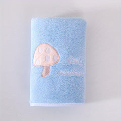 Fruit & Veg Pattern Hand Towel Soft Coral Fleece Absorbent Towel Home Bathroom