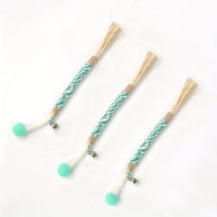 Catnip Teething Stick Cat Toy with Ball and Bell