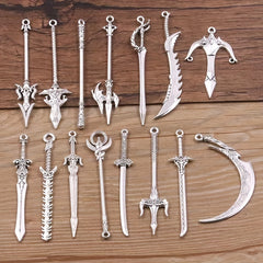 DIY Alloy Jewelry Accessories & Weapon Earrings