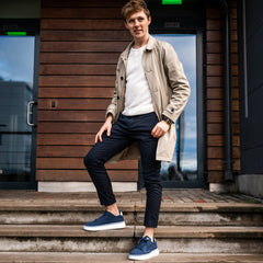 Men's Mesh Anti-Skid Lace-Up Casual Shoes