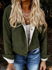 Women's Casual Short Jacket Solid Outerwear