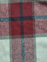 Women's Plus Plaid Long Sleeve Button-Up Shirt