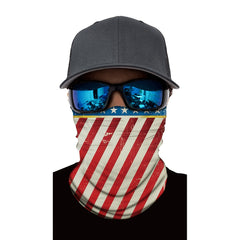 Vintage Line Bandana Outdoor Sports Scarf UV Protection Face Mask