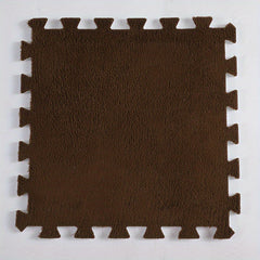 10pcs Plush Puzzle Foam Floor Mat - Comfort & Anti Slip Protection