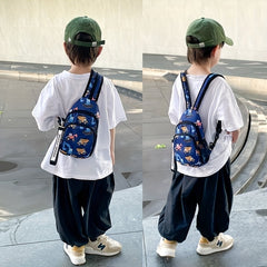 Kids Multinational Backpack Crossbody Bag Dinosaur Car Mermaid Design