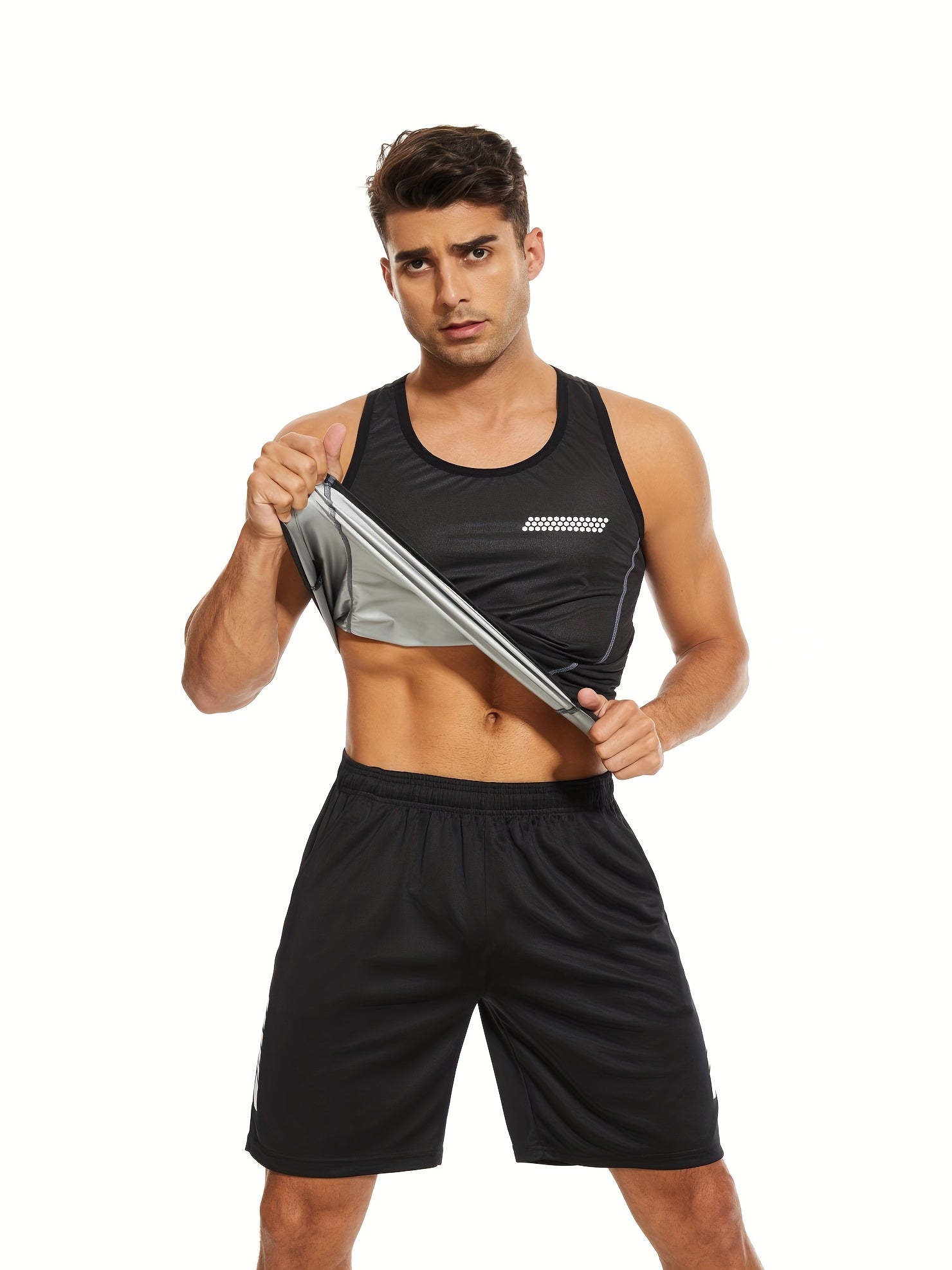 Men's Quick Dry Mesh Sleeveless Tank Top for Summer Gym Workout