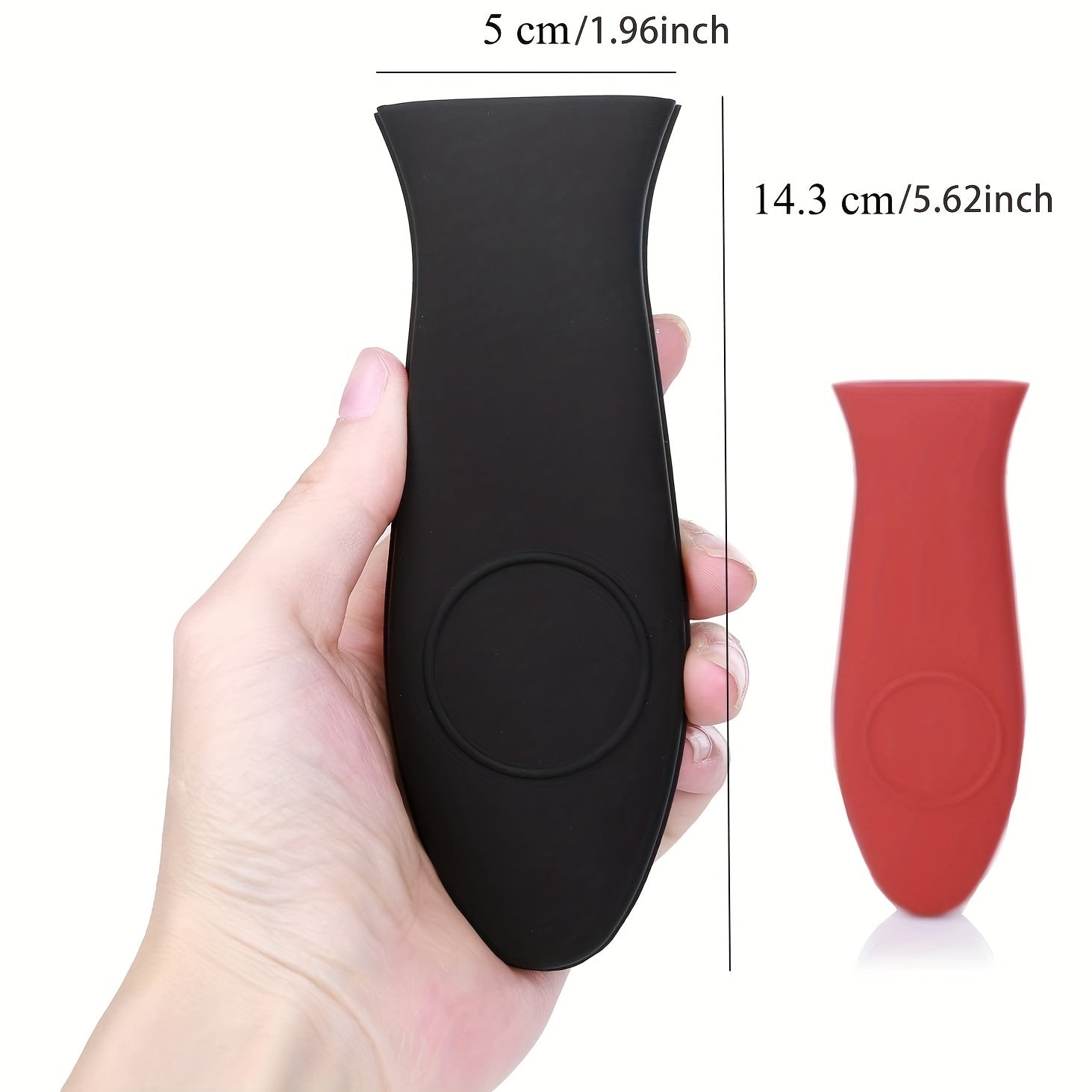 2pcs Silicone Hot Handle Holder for Cast Iron Skillets