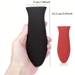 2pcs Silicone Hot Handle Holder for Cast Iron Skillets