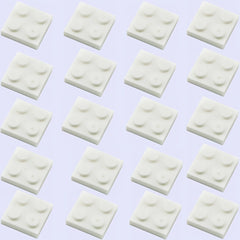 Christmas Architectural Bricks 20pcs Set 2X2 Wall Short Bricks