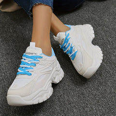 Platform Chunky Sneakers Height Increased Casual Dad Shoes