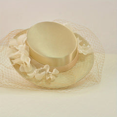 French Style Veil Wedding Hat Fascinator Hats Vintage Tea Party