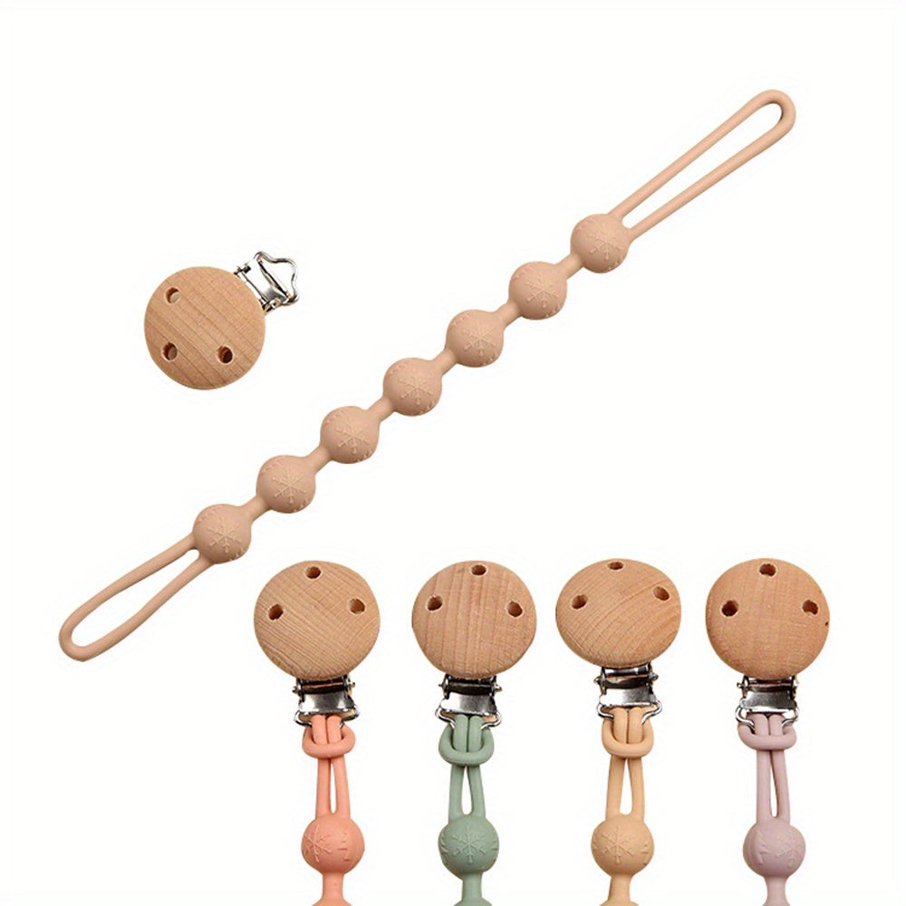 Silicone Pacifier Clip BPA-Free Holder Baby Boy Girl Binky Teether Toy