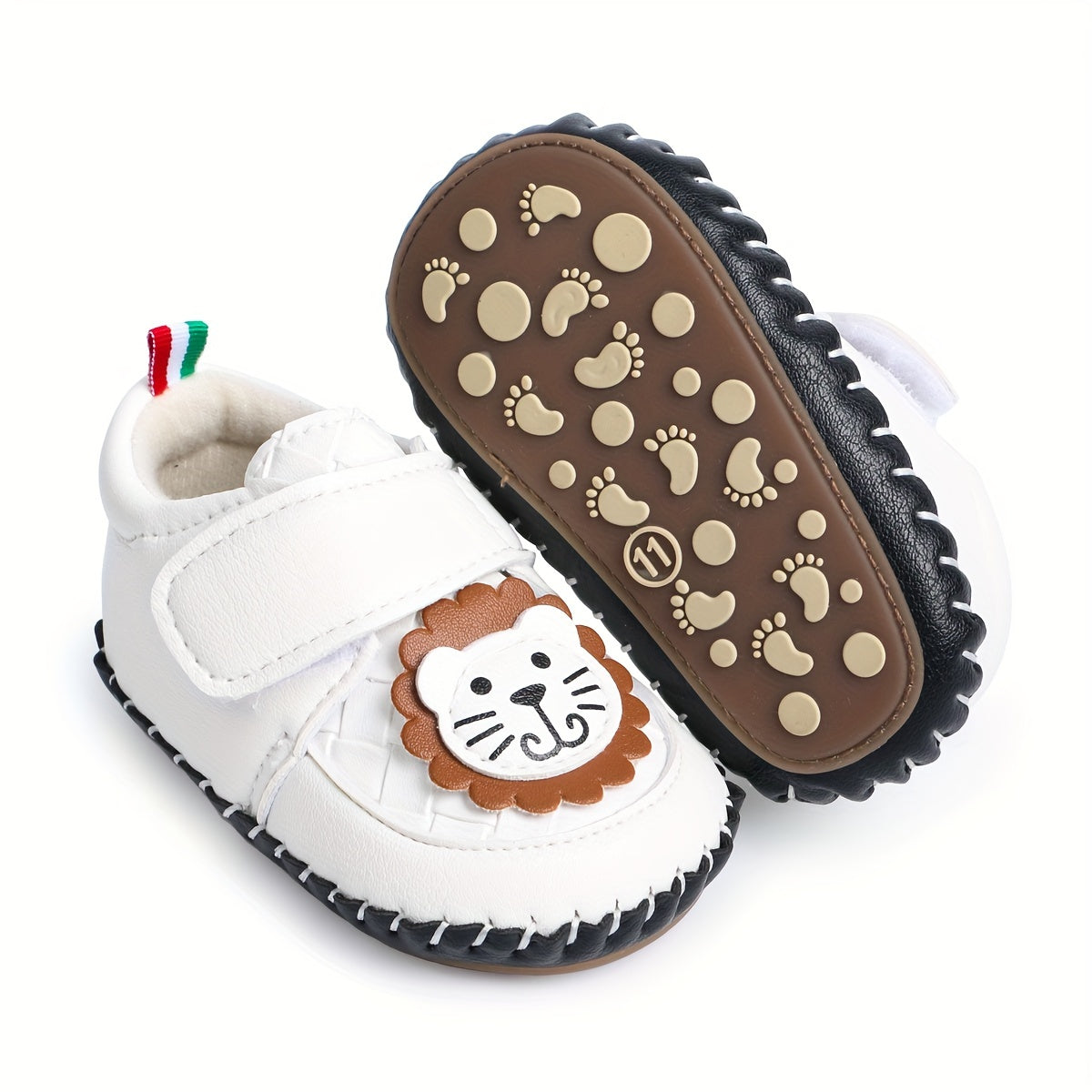 Cartoon Lion Baby Boys Sneakers Lightweight Non Slip Shoes Spring Autumn