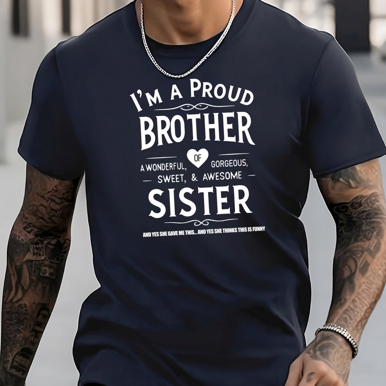 Men's Letters Pattern Shirt Casual Crew Neck Short Sleeve Tee Top