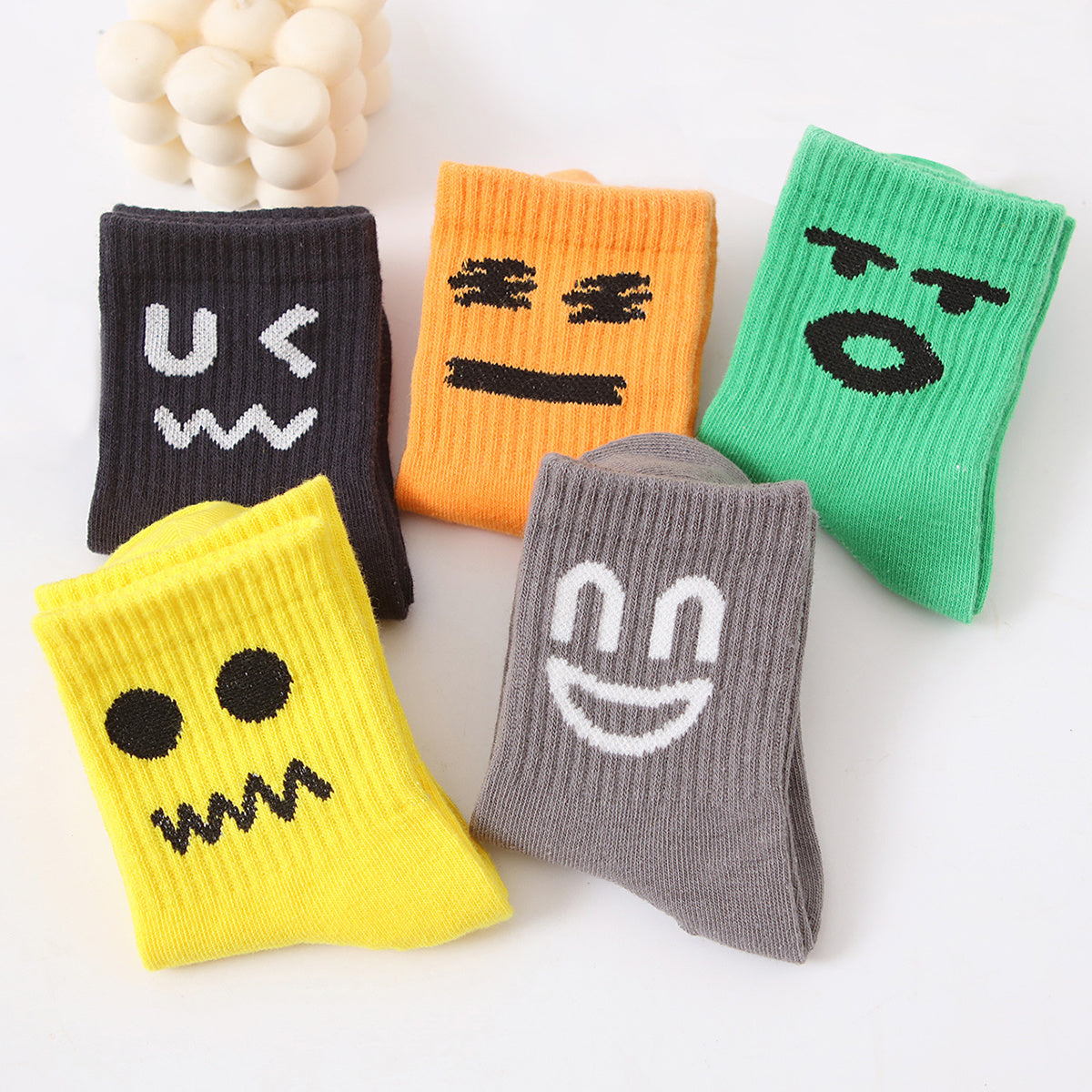 Boys Cartoon Socks 5 Pairs Fun Design
